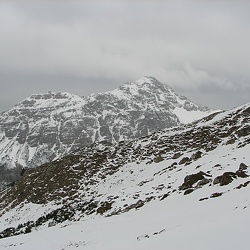 Landsberger Huette 1.810 m im Winter
