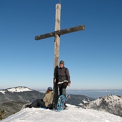 Schoenkahler 1.688 m mit Schneeschuhe
